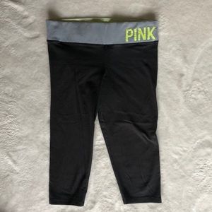 Pink Victoria’s Secret capris